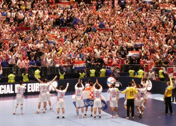 Invasione croata alla Stadthalle di Graz a Euro 2020